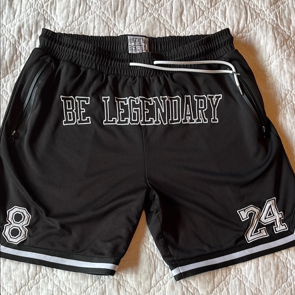 Be Legendary Kobe shorts- Large, Bigger Than Basketball brand | 8 & 24 |
